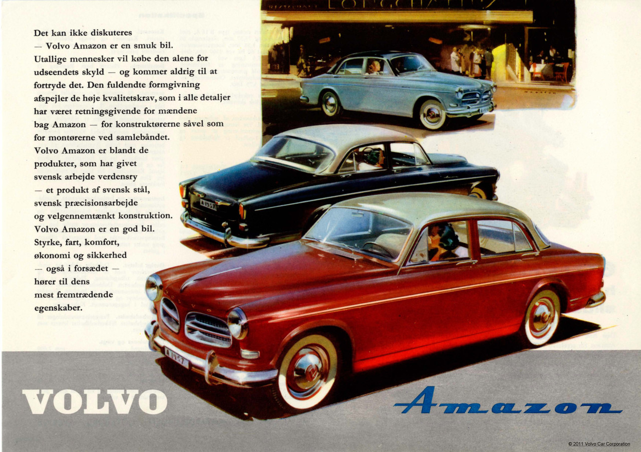Salg Brochure - Volvo Amazon, 60 hk Motor (UR-6404 - Jan-58) (UR