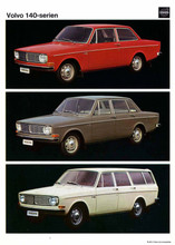 Försäljning Broschyrer - Volvo 140 Serien (RK-3087-2 – May-68) (RK-3087-2)