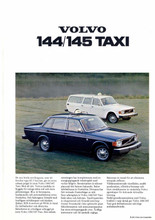 Försäljning Broschyrer - Volvo 144 /145 Taxi (RSP-PV-1333-74)