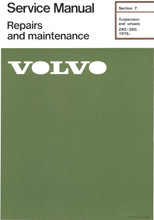 Service Manual-Suspension and Wheels 240/260, 1975- (TP-30070-1)
