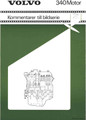 Servicehanbok-340 Motor - Kommentarer Till Bildserie (TP-71797-1)