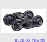 KADEE 581 HO Bettendorf T-Section Caboose Trucks 33" Ribbed Back Wheels 