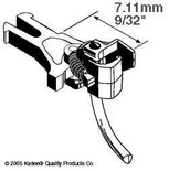 Kadee HO #17 NEM 362 Short Coupler 7.11mm (.280") 	