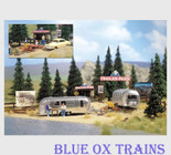 Busch 1054 HO Scale Airstream Trailer Park Kit