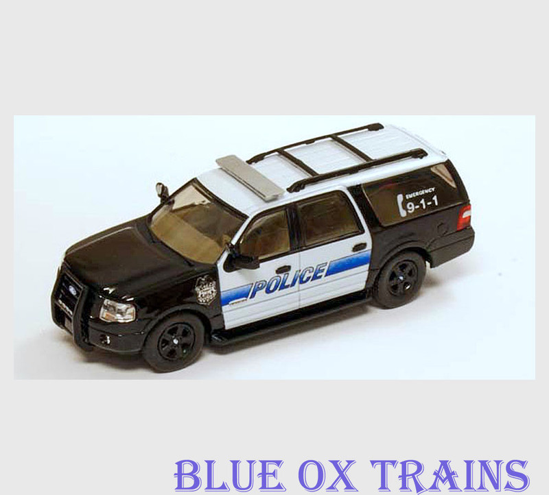 Riverpoint Station 1:87 HO Scale Ford Expedition Police SUV 