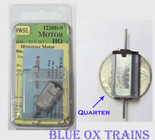 NWSL 1220D-9 HO/HOn3 12 x 20mm Double Shaft Flat Can Motor 