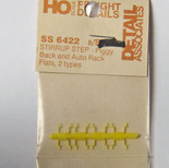 Detail Associates 6422 Piggy Back - Auto Rack Flats Stirrups HO Scale