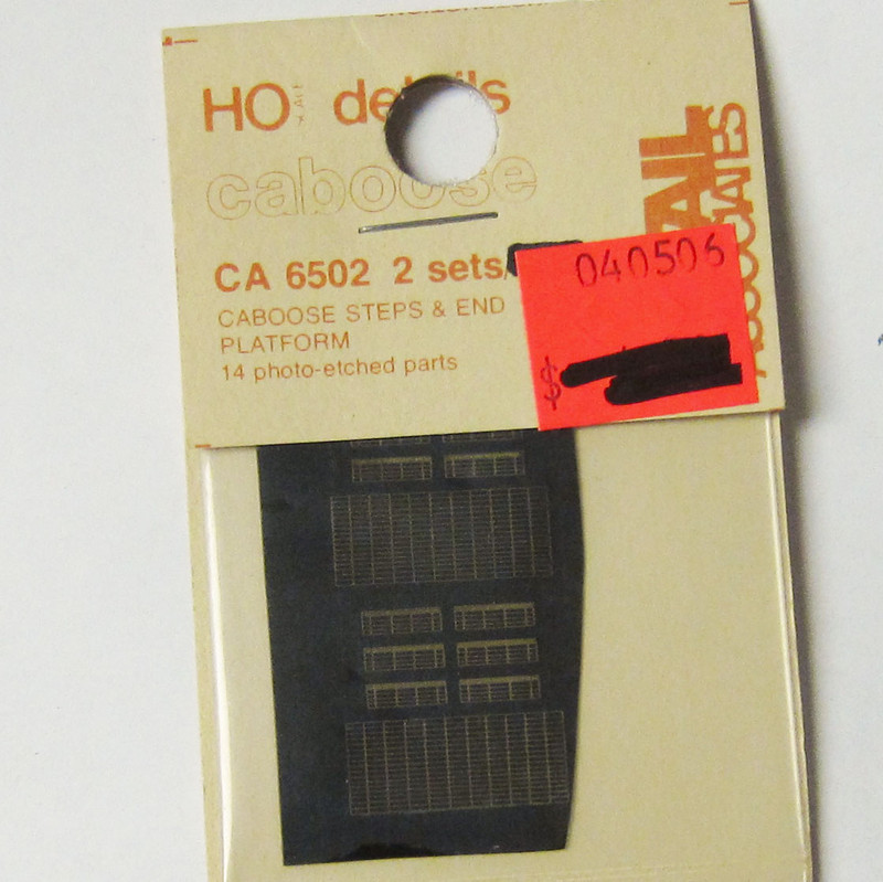 Detail Associates 6502 Caboose Steps and End Platforms 2 sets HO Scale 