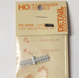 Detail Associates 6609 Head-End Power (HEP) Receptacle Set (1 set) 10) HO Scale