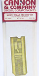 Cannon 2002 HO Detail Part Brass Safety Tread Side Step Kit for Athearn SW1000 and SW1500