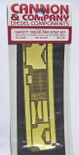 Cannon 2036 HO Scale Detail Part Brass Safety Tread & Step Kit For New (2007 Run) Athearn SD40-2 w/88" Nose Short Hood