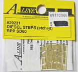A-Line 29231 HO Scale Etched Brass Diesel Steps RPP SD60