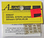 A-Line 29237 HO Scale Etched Brass Diesel Steps Athearn GP50 GP40 GP38