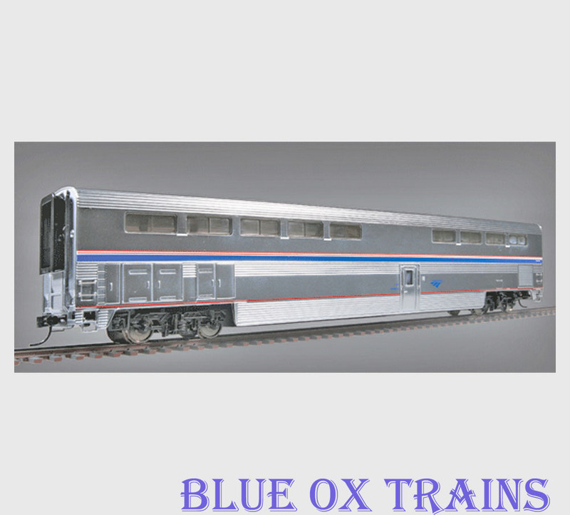 Walthers 16184 HO Scale Amtrak Superliner Diner Phase 4B Metal Plated 