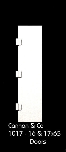 Cannon 1017 HO Scale Detail Part EMD Plain & Latched Hood Doors pkg(8)