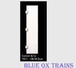 Cannon 1011 HO Scale Detail Part EMD Plain Hood Doors pkg(8) 18 x 78"