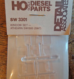 Detail Associates 3301 HO Scale Window Set Athearn SW