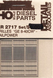 Detail Associates 2717 Air Grilles - Dash 8-40C HO Scale 