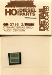 Detail Associates 2716 Brake Grids - For ALCO Century Series HO Scale 