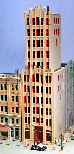 Lunde Studios 23 Falcon Tower Building Resin Kit HO Scale