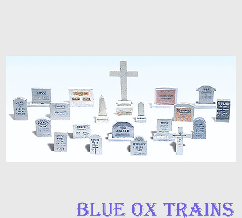 Woodland Scenics 1856 HO Scale Tombstones 20pc