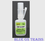 Robart 433 Zap-A-Gap CA+ Filling Adhesive - 1/2 Ounce Bottle