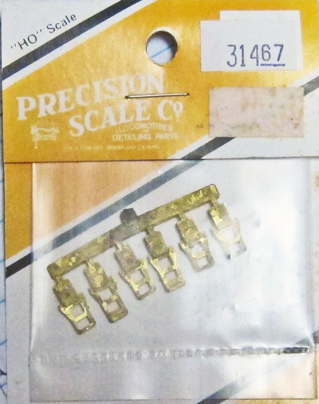 Precision Scale Co PSC 31467 Steps Brass 2 Large, 4 Small HO Scale
