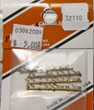 Precision Scale Co PSC 32110 Narrow Gauge Tank Car Handrail Stanchions pkg(36) Unpainted Brass Castings HOn3 Scale