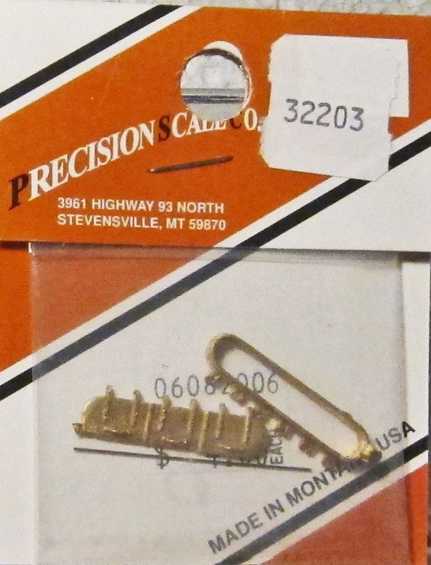Precision Scale Co PSC 32203 Brass Water Hatch 3 Lid HO Scale