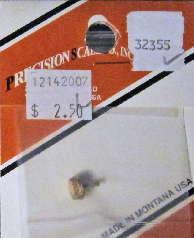 Precision Scale Co PSC 32355 Spark Arrestor for Top of 14" Stack Round Style HO Scale