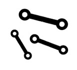 Precision Scale Co PSC 48271 Drawbar - Delrin Small, Medium & Large O/S/HO Scale