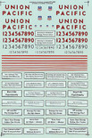 Microscale Decal 87-453 Union Pacific UP Diesels - SD40-2 - Includes Slogans 