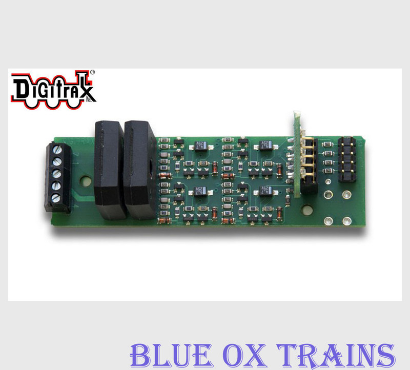 Digitrax BD4 Quad Stationary Decoder 4-Detection Sections, Outputs For Panel Mounted LEDs, For Use w/DS54 or SE8C