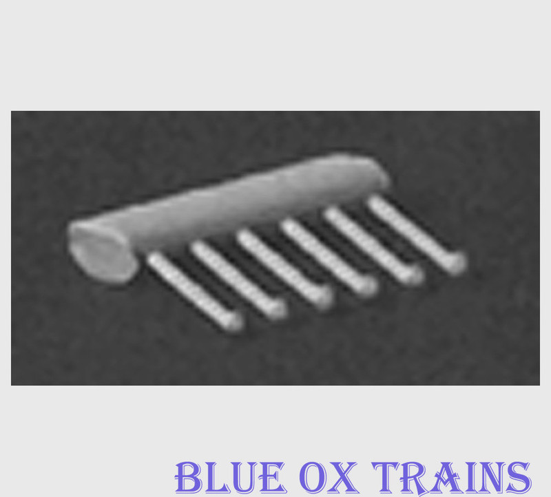 Detail Associates 2203 Nut-Bolt-Washer Castings (Plastic) pkg(24) Scale 3/4" Nut w/2" Washer Ho Scale