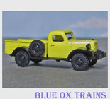 Busch 44000 HO 1945-1968 Dodge Power Wagon 4x4 Pickup Truck - Assembled Yellow