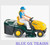 Wiking 39501 MTD Riding Lawn Mower - Assembled Yellow Green HO Scale 1:87