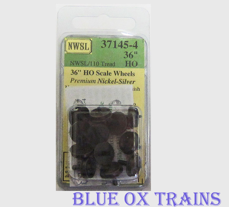 NWSL 37145-4 Life-Like Proto E7/8/9 -36"/110 Half Axle, wheels (Newer) HO Scale