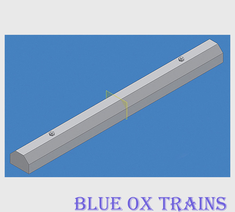 BLMA 4108 Concrete Automobile Car Stop (Pkg 20) HO Scale