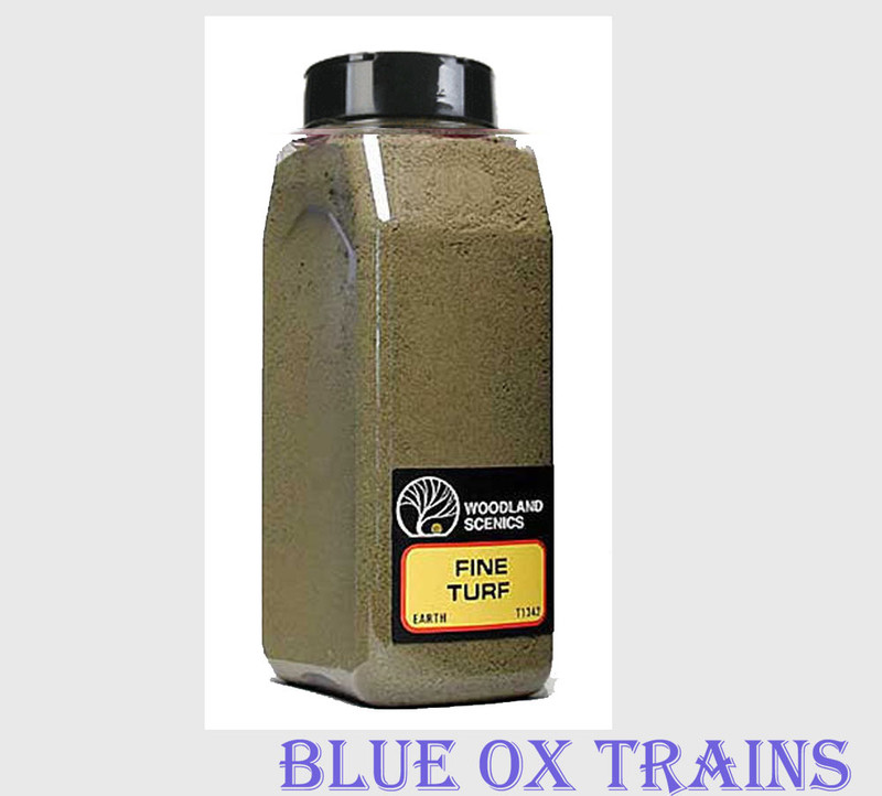 Woodland Scenics 1342 Fine Turf Shaker 32oz - Earth