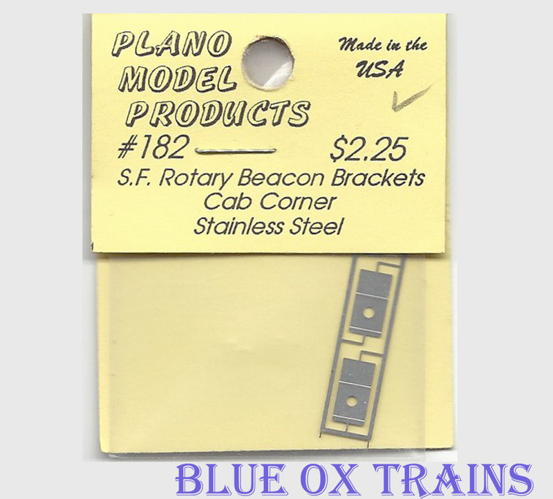 Plano Model 182 Rotary Beacon Light Bracket - Cab Corner Ho Scale Ho Scale