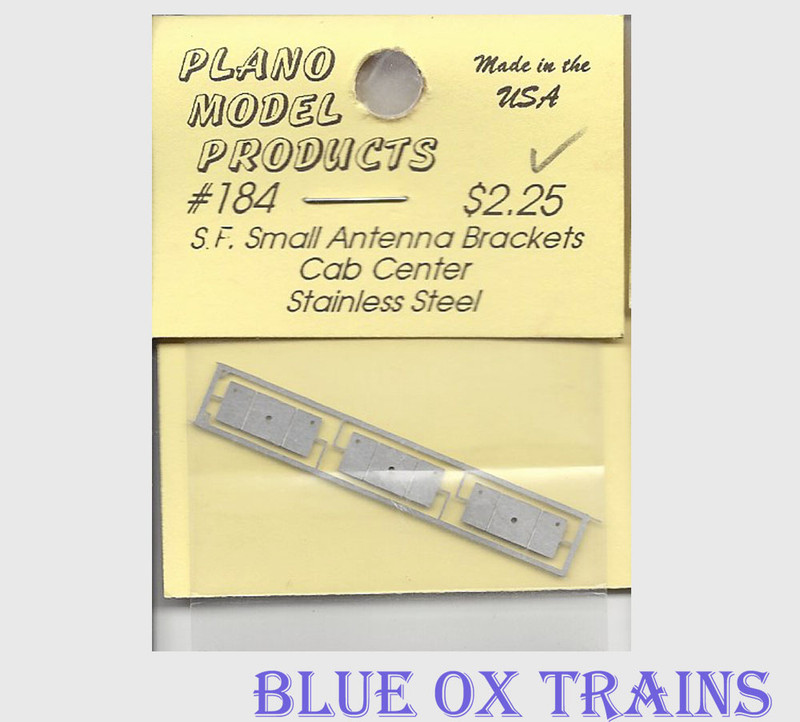 Plano Model 184 Small Antenna Bracket - Cab Center Style - Package of 3  Ho Scale