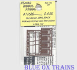 Plano Model 11680 Maxi Stack Walkway Frames Kit (Etched Phosphor Bronze) For Intermountain or A-Line Models Ho Scale
