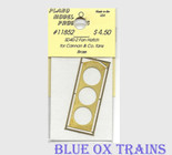 Plano Model 11852 Fan Hatch for Cannon Thin Wall Fans (Brass) For SD40-2, GP/SD40 Ho Scale