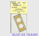Plano Model 11872 Fan Hatch for Cannon Thin Wall Fans (Brass) For GP/SD38, GP/SD39 Ho Scale