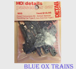 Detail Associates 905 Amtrak Material Handling Car Detail Kit Type II Con-Cor Type I HO Scale 