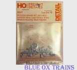 Detail Associates 6247 Brake Gear Sets ABDXL Brake Set HO Scale 