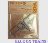 Diaphrams High Level Budd El Capitan Type HO Scale 