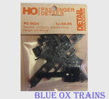 Detail Associates 6624 Trucks 41 CUDO Outside Swing Hanger Less Wheels Kit HO Scale 