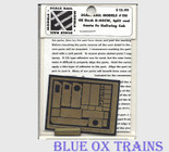 Scale Rail Models 110 GE Dash 8 Split Santa Fe Gullwing Cab Brass Kit HO Scale 