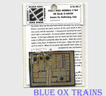 Scale Rail Models 160 GE Dash 9-44CW Santa Fe Gullwing Cab Brass Kit HO Scale 